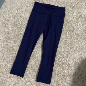 Dark purple lululemon cropped leggings